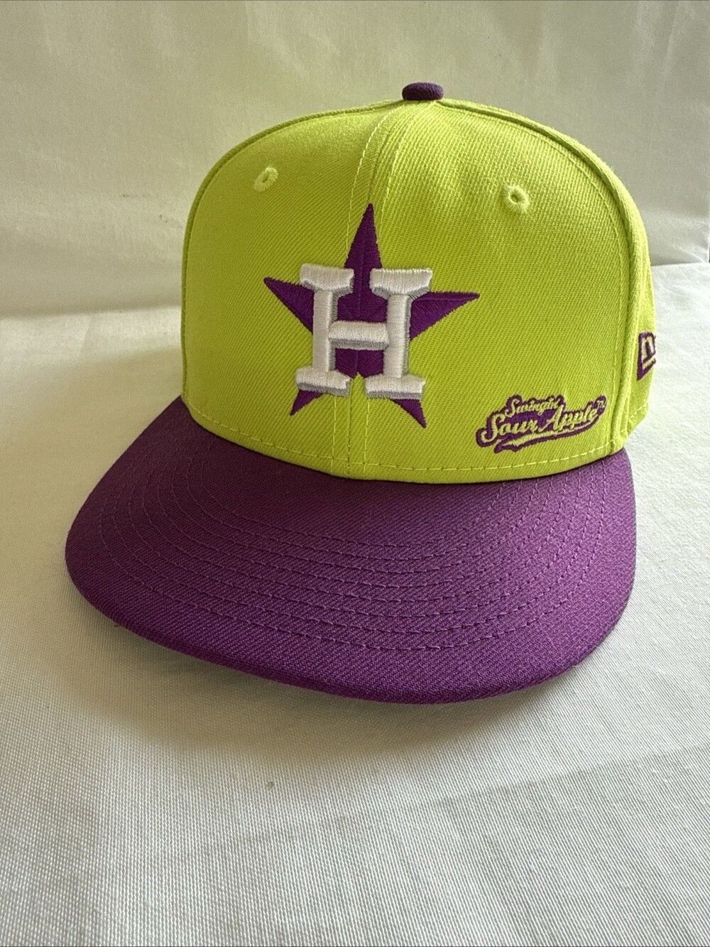 New Era Houston Astros Fitted Hat 7 1/8 Big League Chew Sour Apple MLB